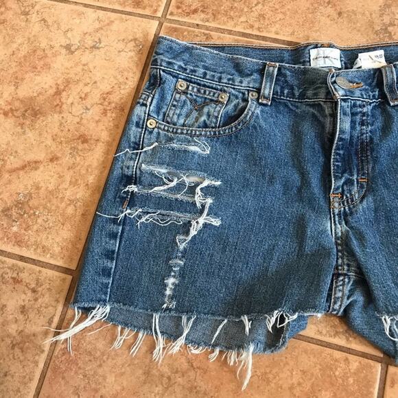 Vintage 4 Calvin Klein True Boot Cut raw hem short low rise - Picture 2 of 6